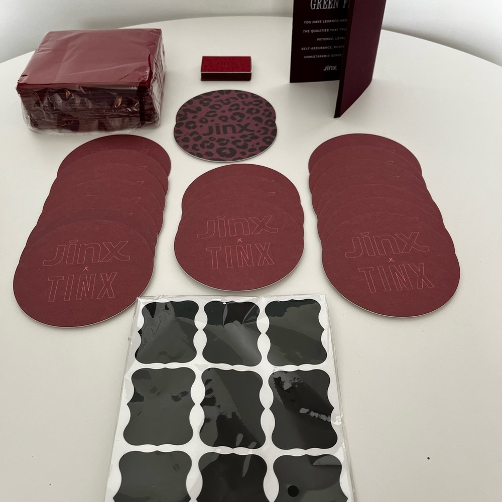 Jinx TINX Red Coaster Set